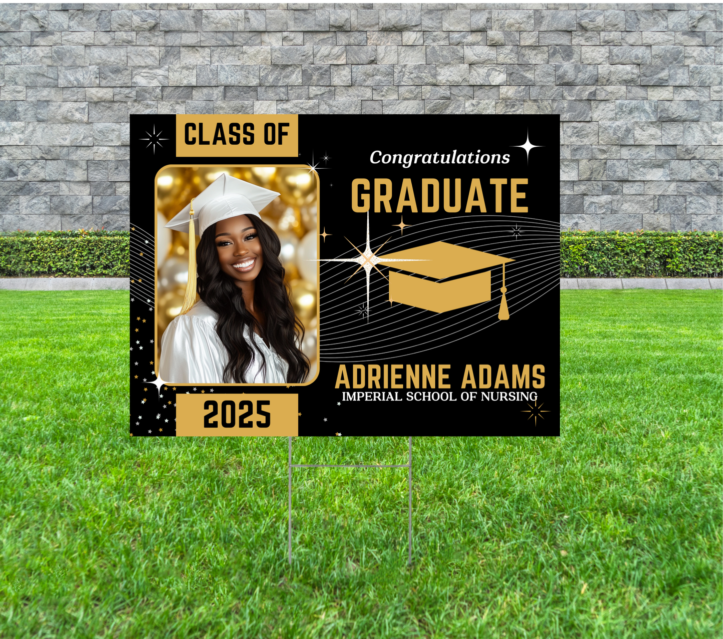 Custom Graduation Yard Signs